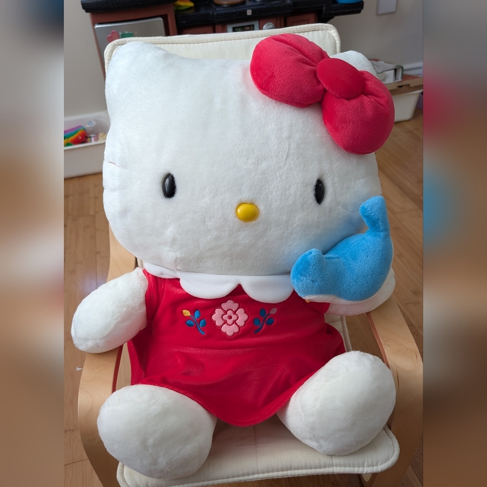 Sanrio Hello Kitty Plush Vintage 23"